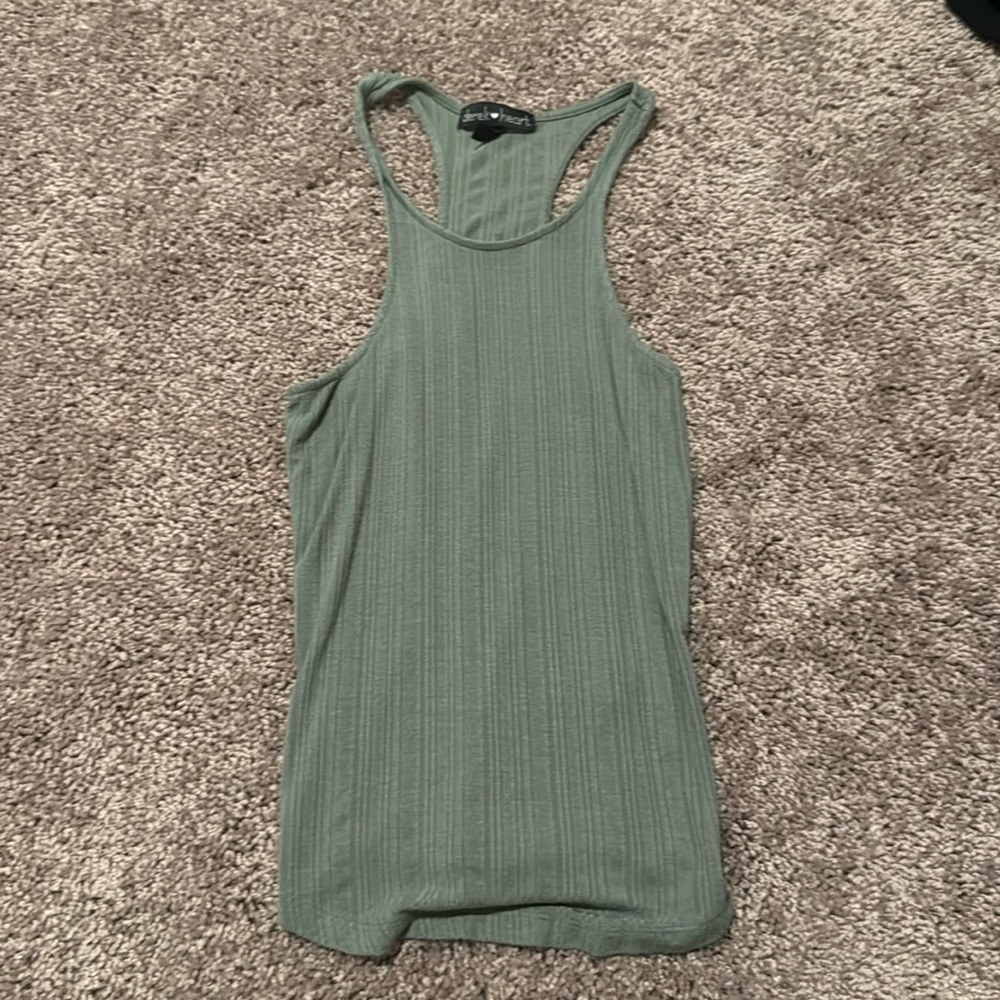 Derek Heart Tank Top Green